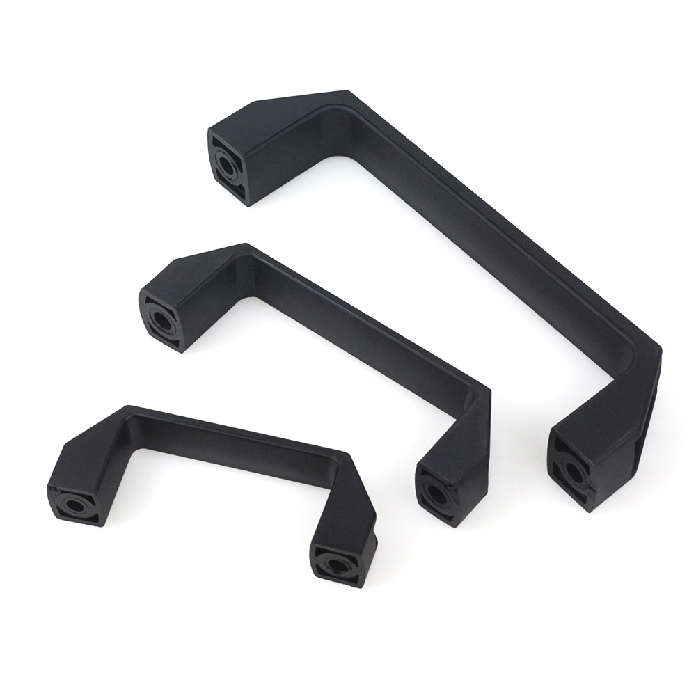 Furniture Grade Hardware - Maniglia per porta nera con slot