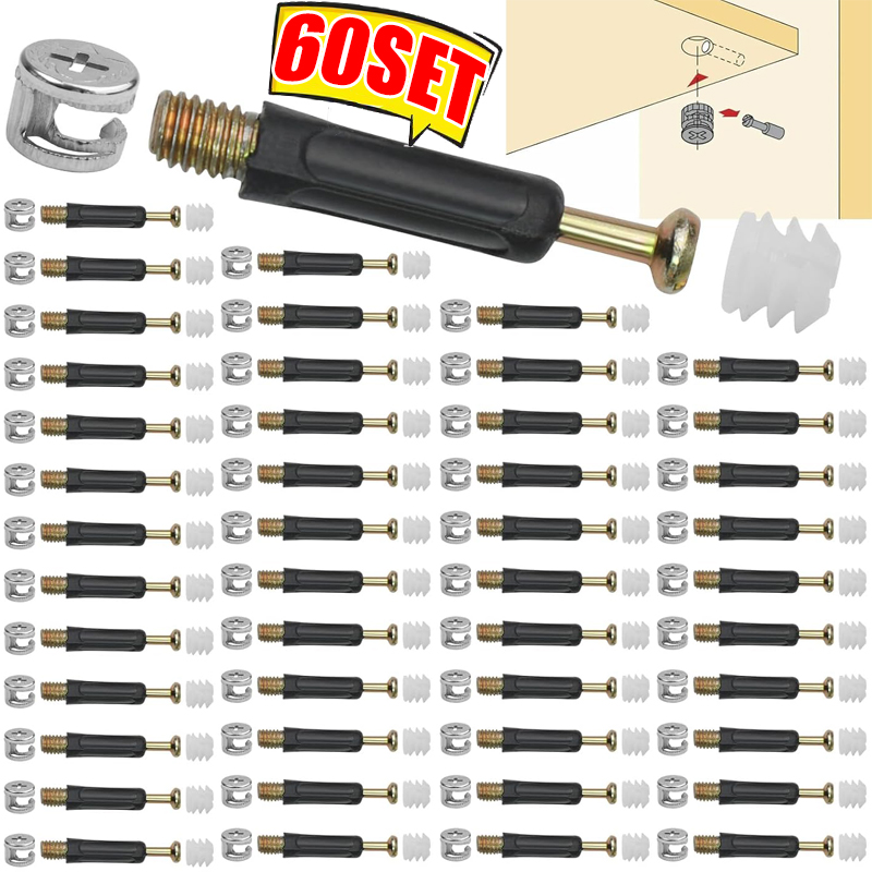 Cam Lock Nut - Connettore per Mobili 3 in 1: