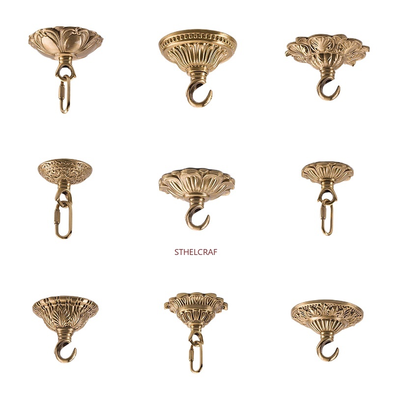 Furniture Home Hardware - 1 Pezzo Gancio in Ottone di