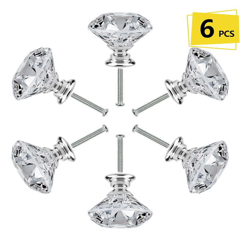 Furniture Hardware Kit - Set di 6 pomelli per armadietto
