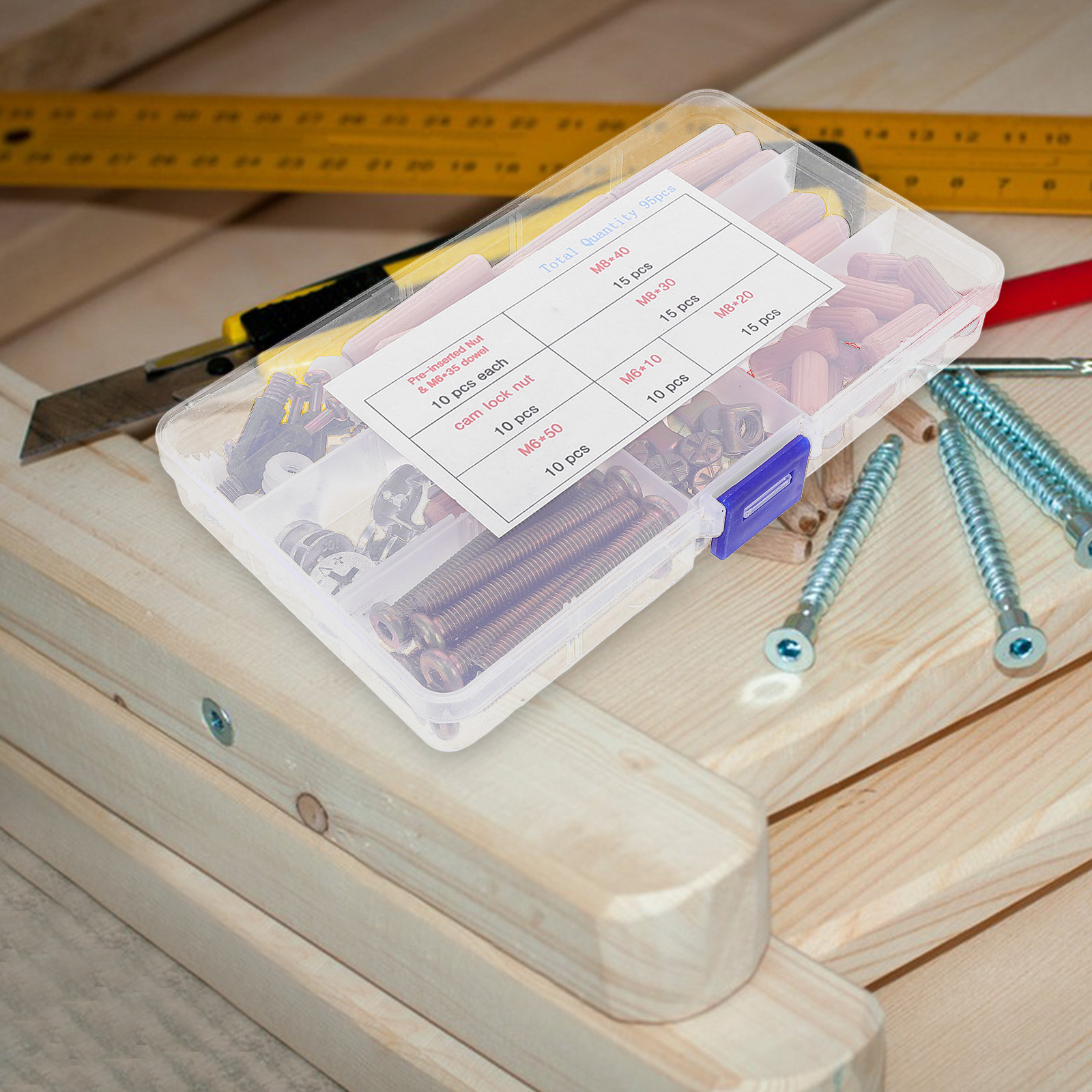 Furniture Hardware Kit - Kit di ferramenta per letto a