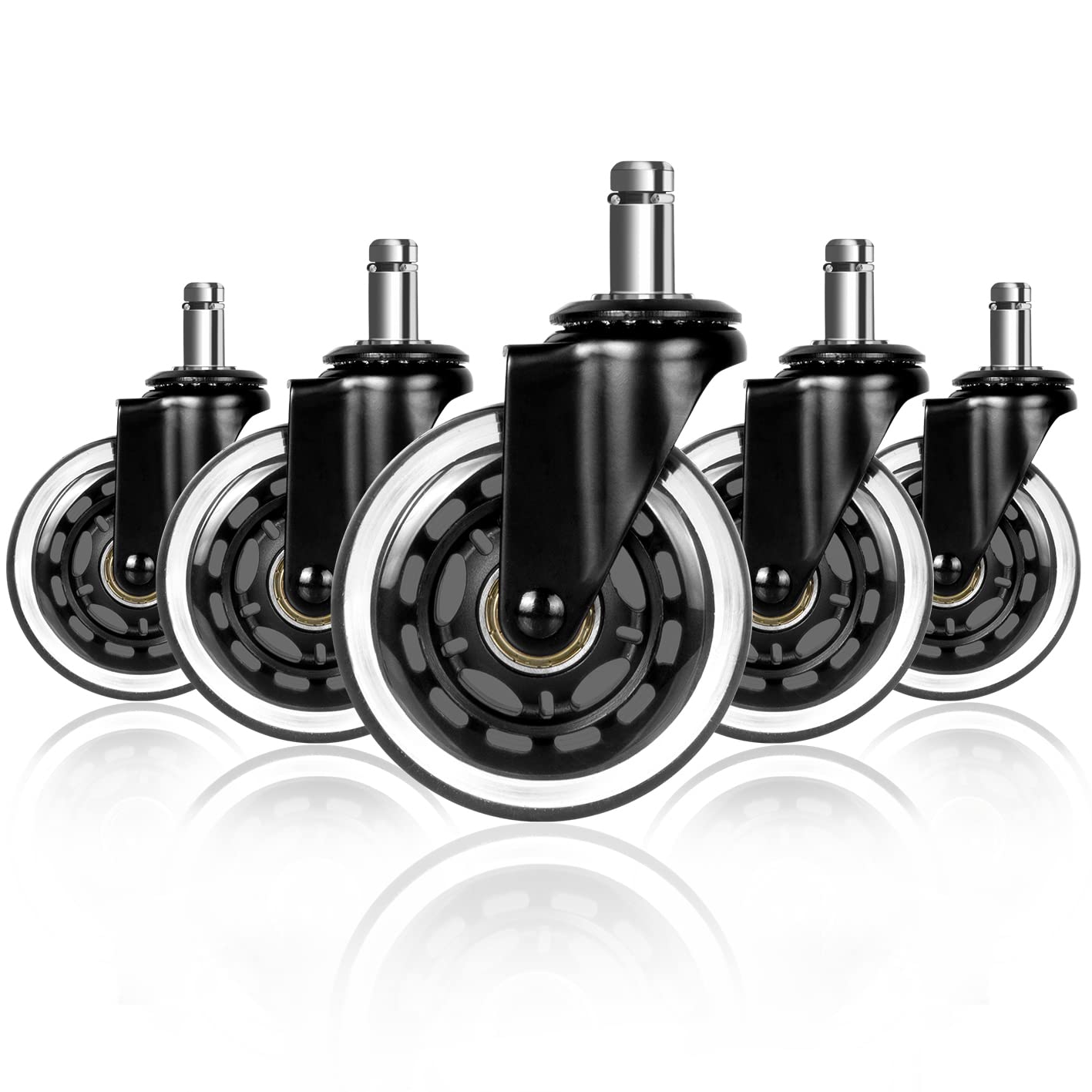 Furniture Hardware Replacement - 5 Rotelle Universali Silenziose da 50KG,