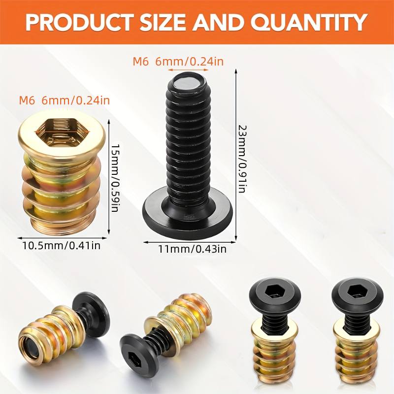 Kit di 10 Inserti Filettati co - Furniture Hardware Kit recensione e prezzo