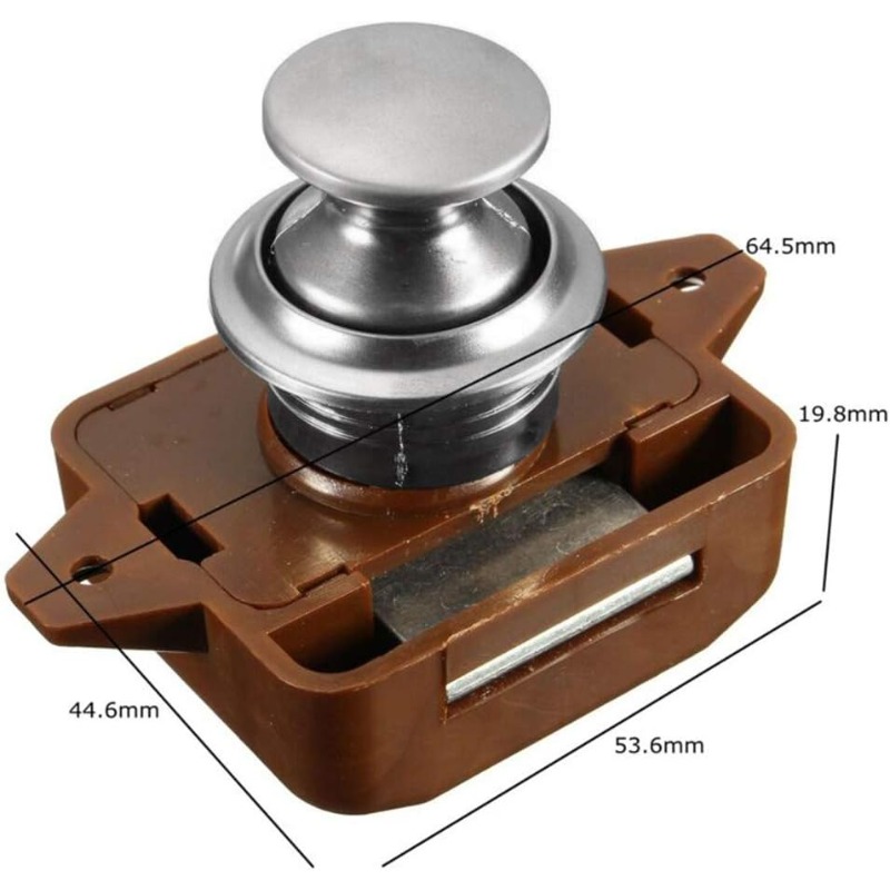 Serratura a pulsante da 20 mm  - Furniture Home Hardware recensione e prezzo