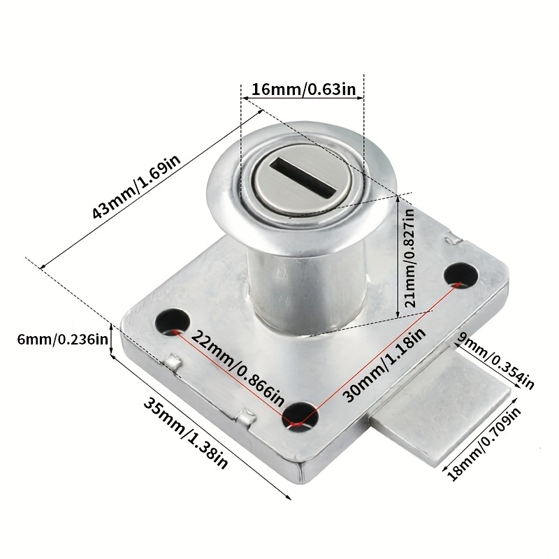 Serrature per Cassetti e Armad - Furniture Hardware Cam Lock recensione e prezzo