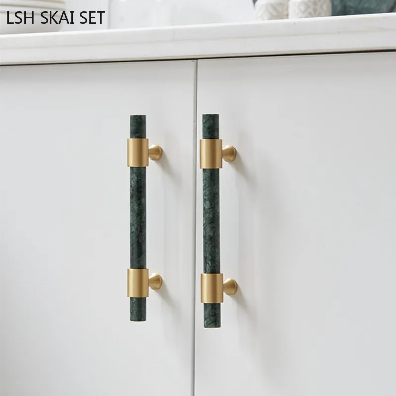 1 pz marmo ottone maniglia Nor - Furniture And Hardware Supplies recensione e prezzo